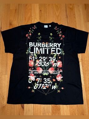 Burberry Limited Edition Floral Horseferry Tshirt